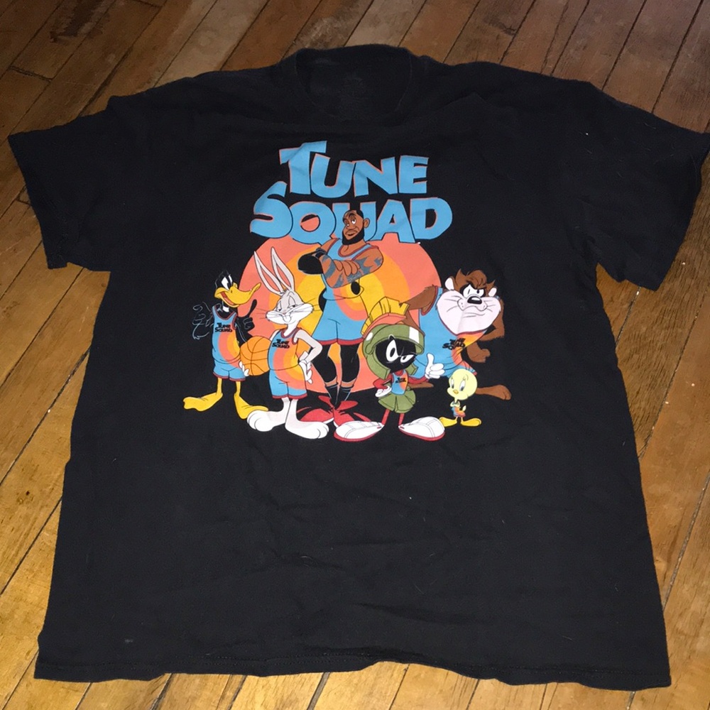 Tune Squad Graphic Tee - Black Short Sleeve Shirt